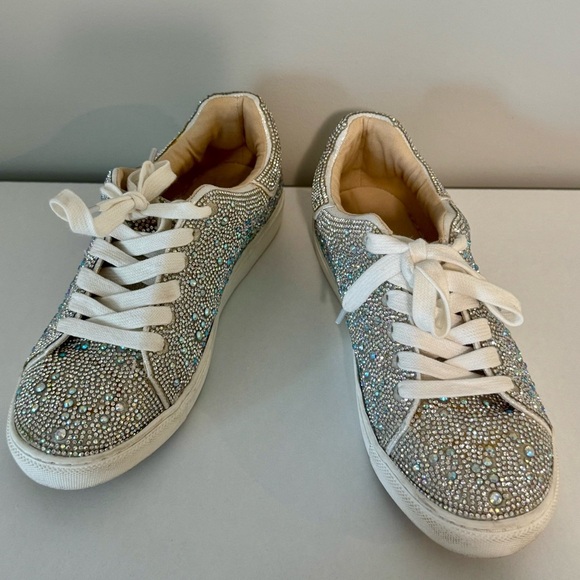 Betsey Johnson-Steve Madden | Girls | kids size 4M | rhinestones shoes - Picture 1 of 15